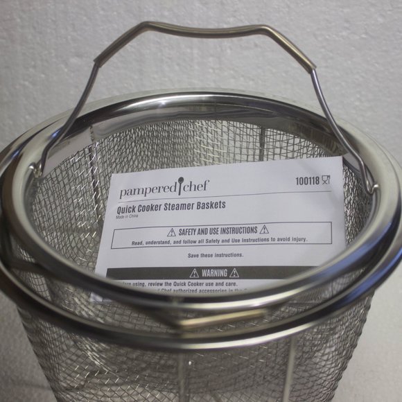 Pampered Chef Kitchen Pressure Cooker Steamer Baskets 0118 Poshmark